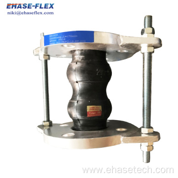 Neoprene/epdm double sphere rubber expansion joint
